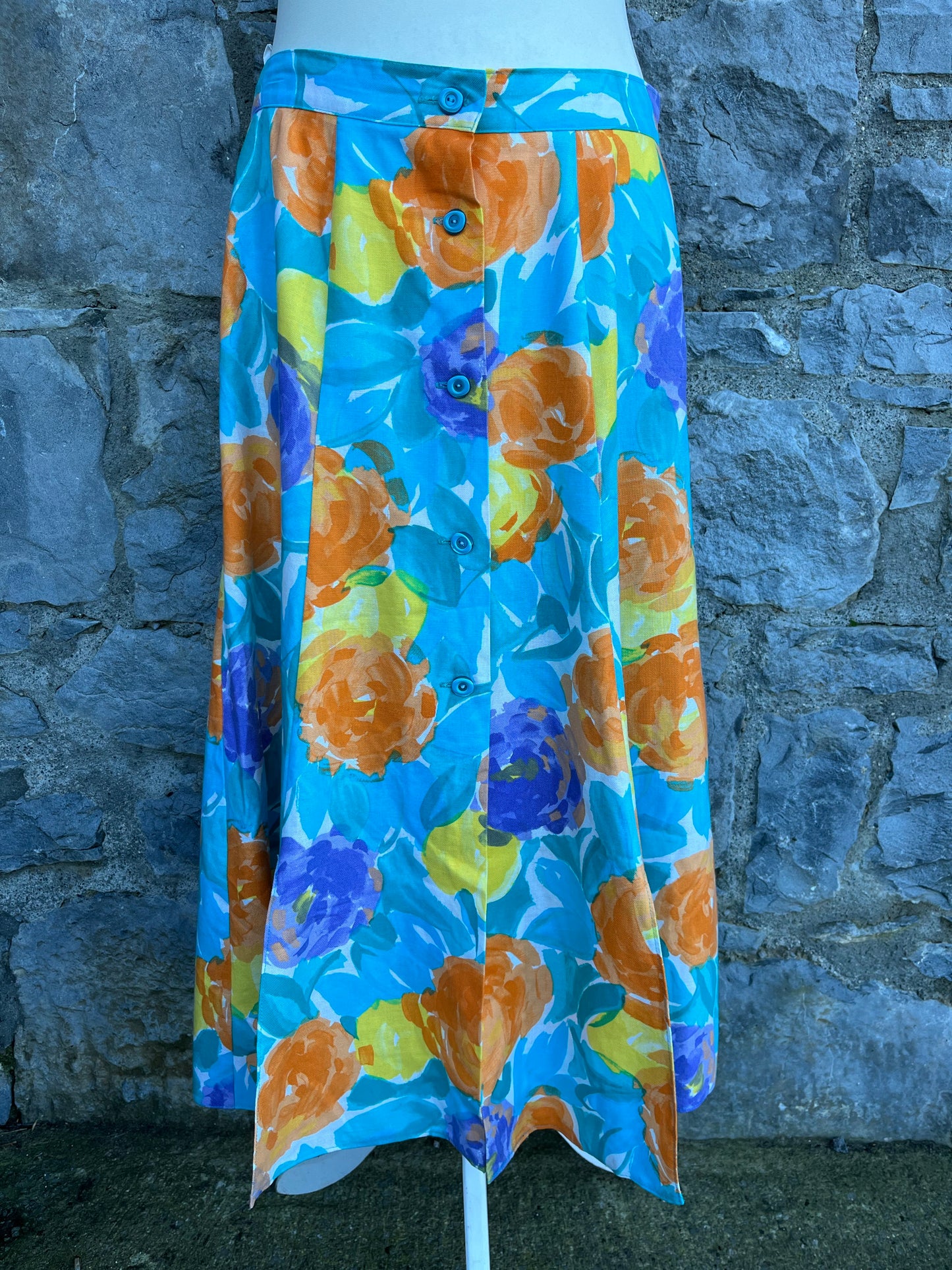 Orange&teal skirt uk 10-12