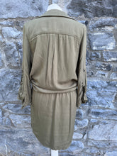 Load image into Gallery viewer, Khaki maternity dress   uk 8-10
