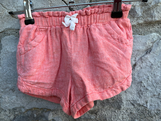 Orange shorts  2-3y (92-98cm)