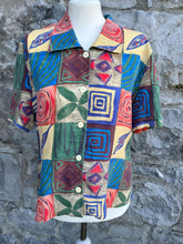 Load image into Gallery viewer, 80s patchwork shirt uk 10
