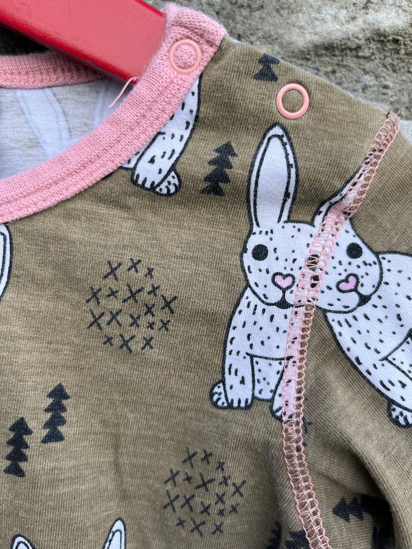 Brown bunnies vest  2y (92cm)