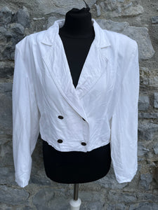 80s white jacket uk 10-12