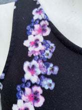 Load image into Gallery viewer, Purple flowers dress   uk 8-10
