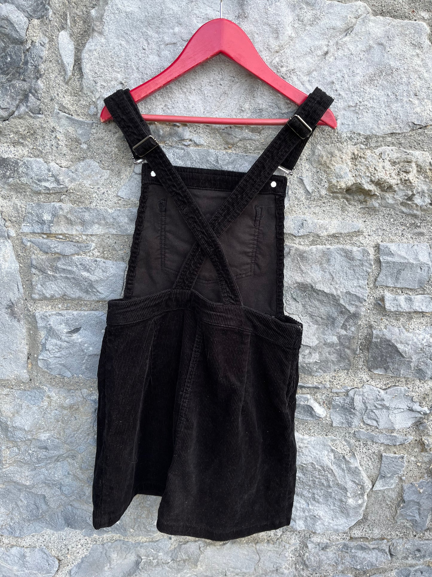 Black cord pinafore uk 4-6