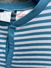Load image into Gallery viewer, Blue stripy onesie   2-3y (92-98cm)
