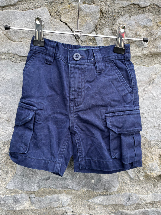 RL navy denim shorts  9m (74cm)