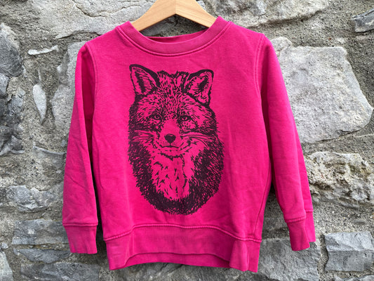 Fox sweatshirt  3-4y (98-104cm)