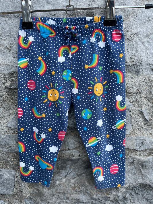 Rainbow leggings  6-9m (68-74cm)