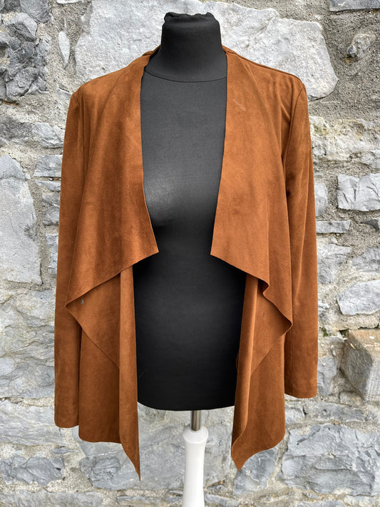 Brown open jacket uk 10-12