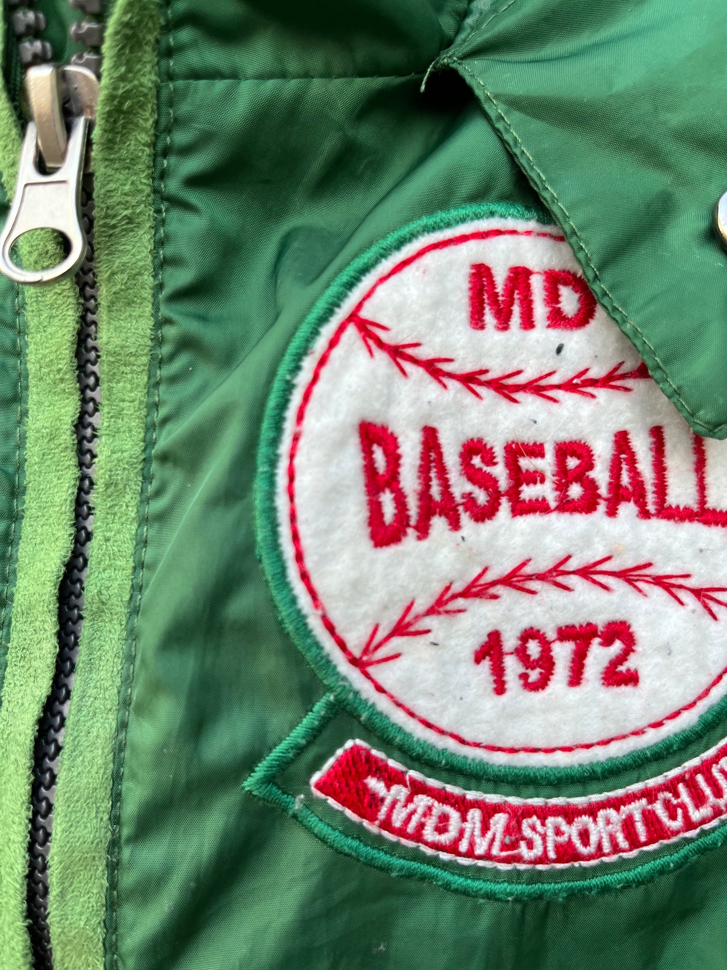 Green baseball jacket  2-3y (92-98cm)