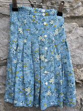 Load image into Gallery viewer, Blue floral skirt   2-3y (92-98cm)
