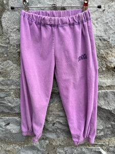 Lilac fleece pants   3y (98cm)