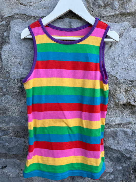 Rainbow tank top  8-9y (128-134cm)