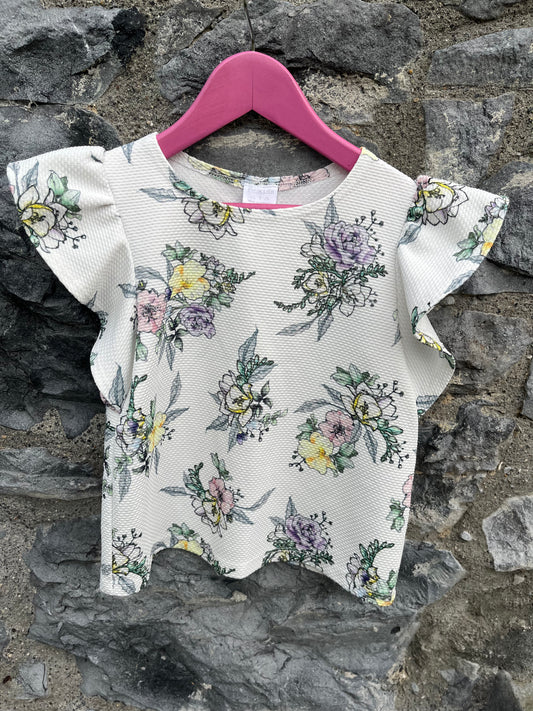 Floral top   8-9y (128-134cm)