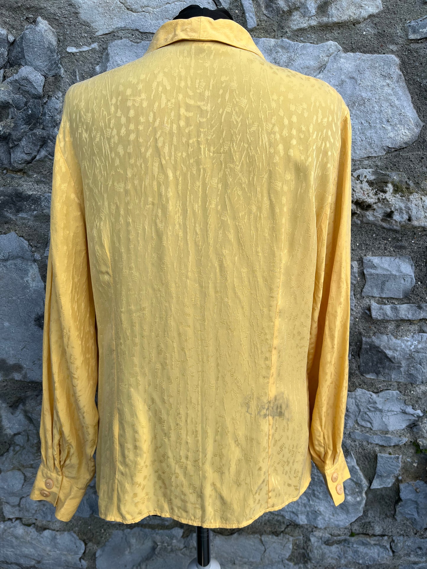 80s yellow shirt uk 10-12