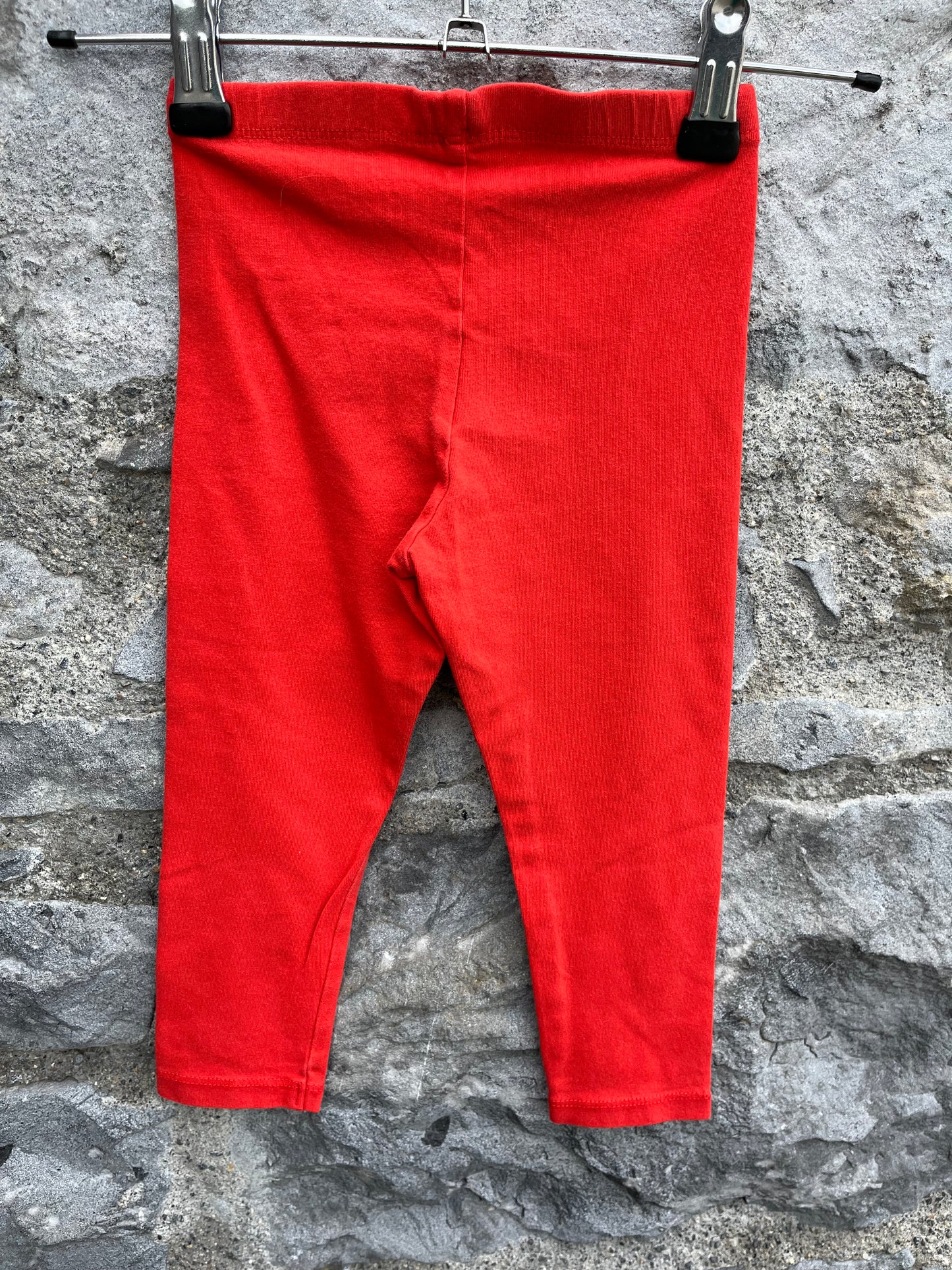 Red leggings  12-18m (80-86cm)