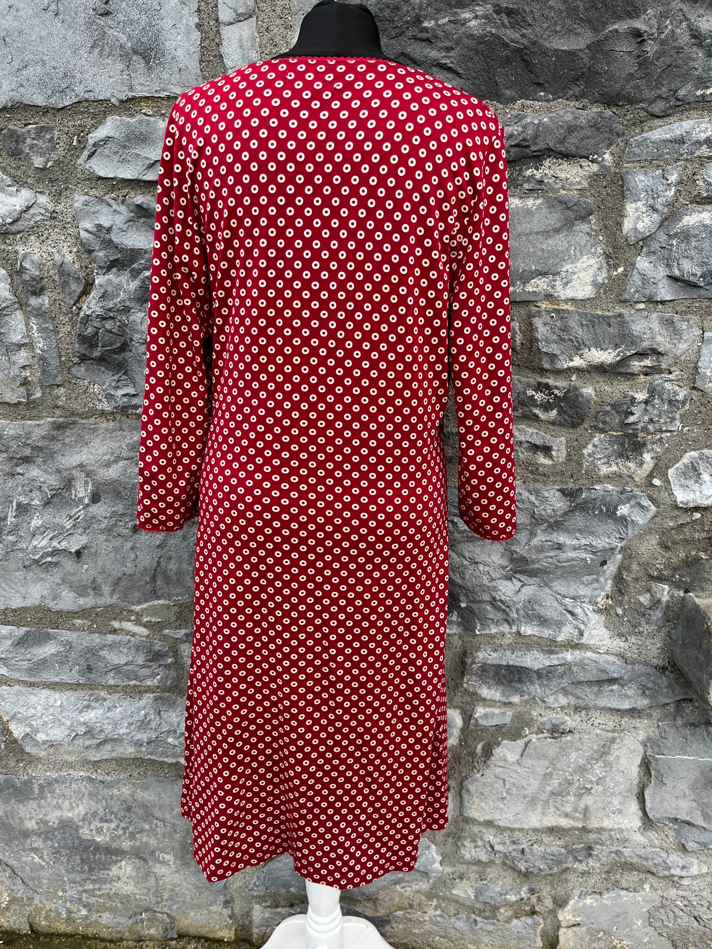 Red dotty dress uk 12-14