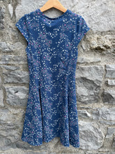 Load image into Gallery viewer, Blue floral dress   9-10y (134-140cm)
