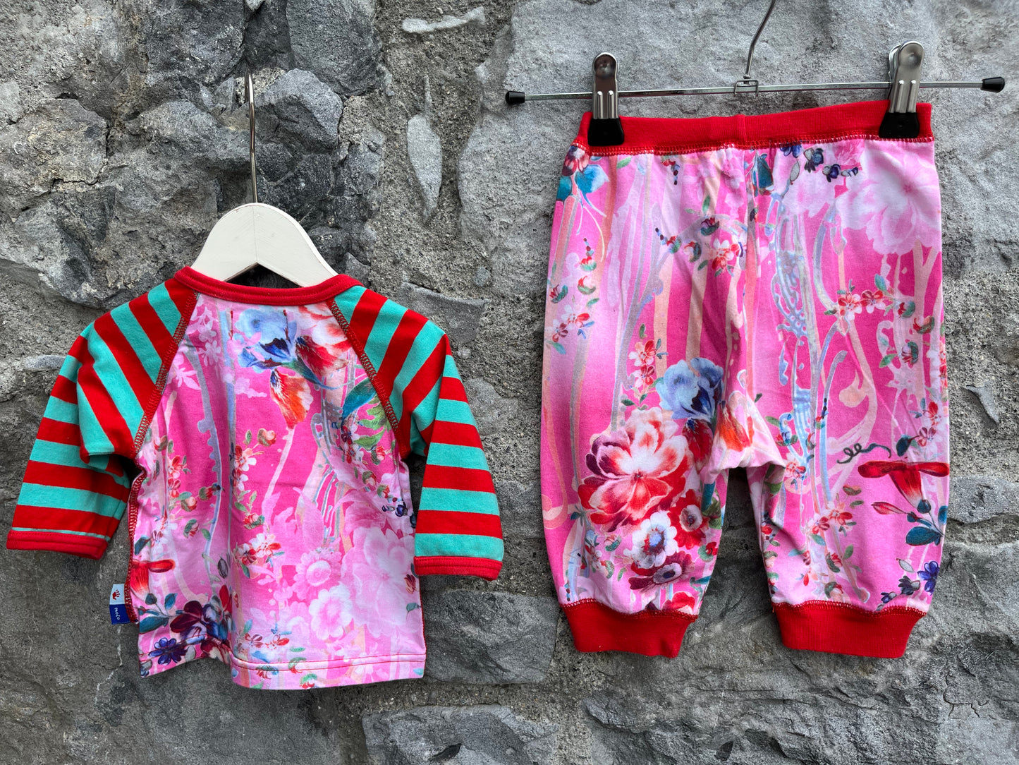 Pink floral set   3-6m (62-68cm)