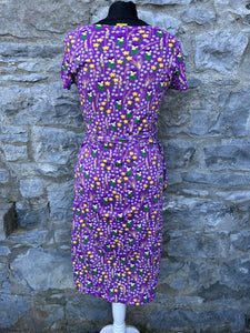 Purple meadow wrap dress uk 6-10