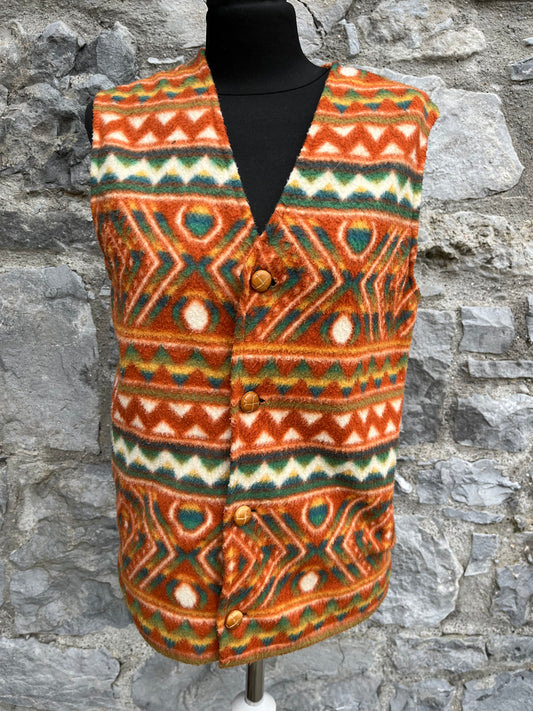 Fleece Aztec waistcoat uk 10-12