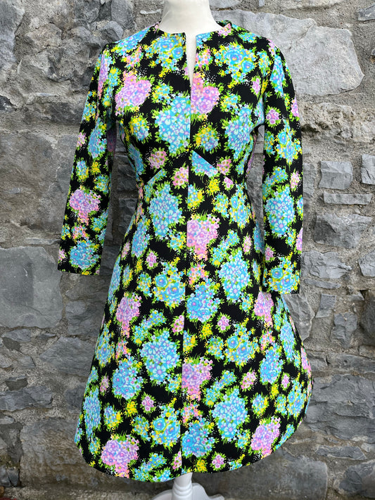 70s floral dress uk 8-10