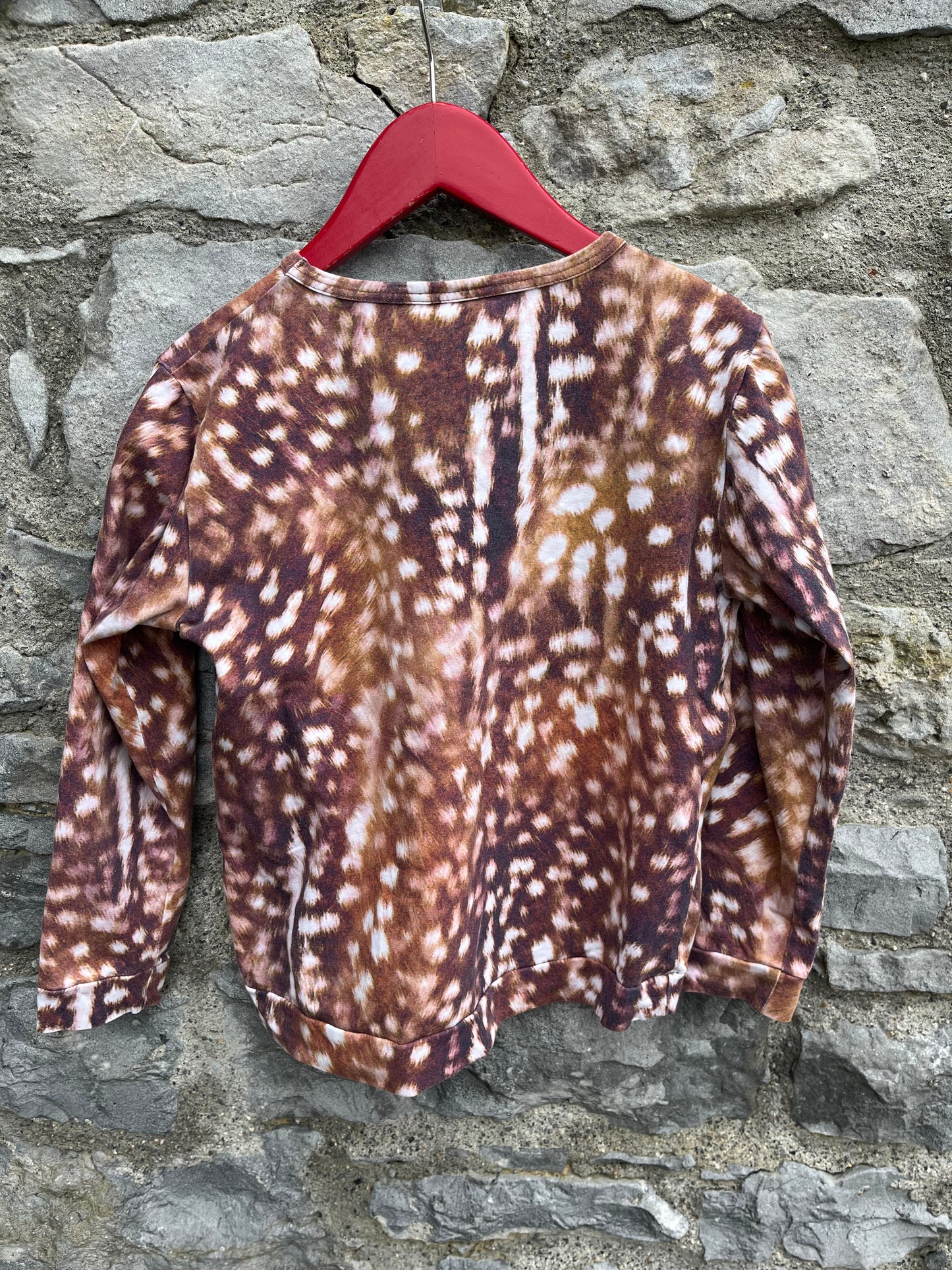 Deer pattern sweatshirt   11-12y (146-152cm)