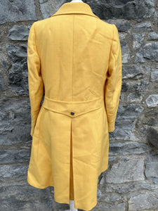70s yellow coat uk 10    LISA