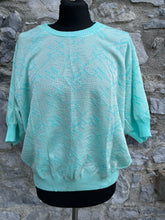 Load image into Gallery viewer, 80s green jumper uk 14-16
