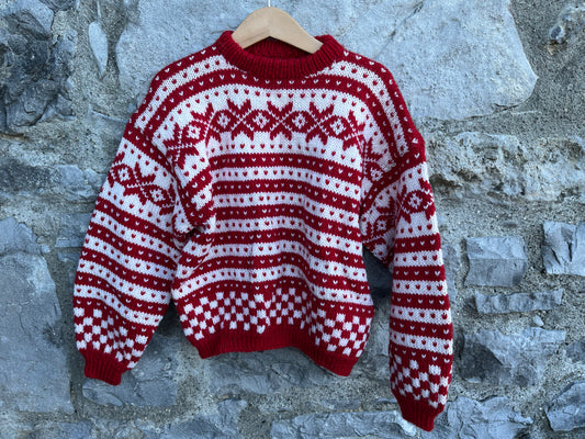 Christmas woolly jumper   5y (110cm)