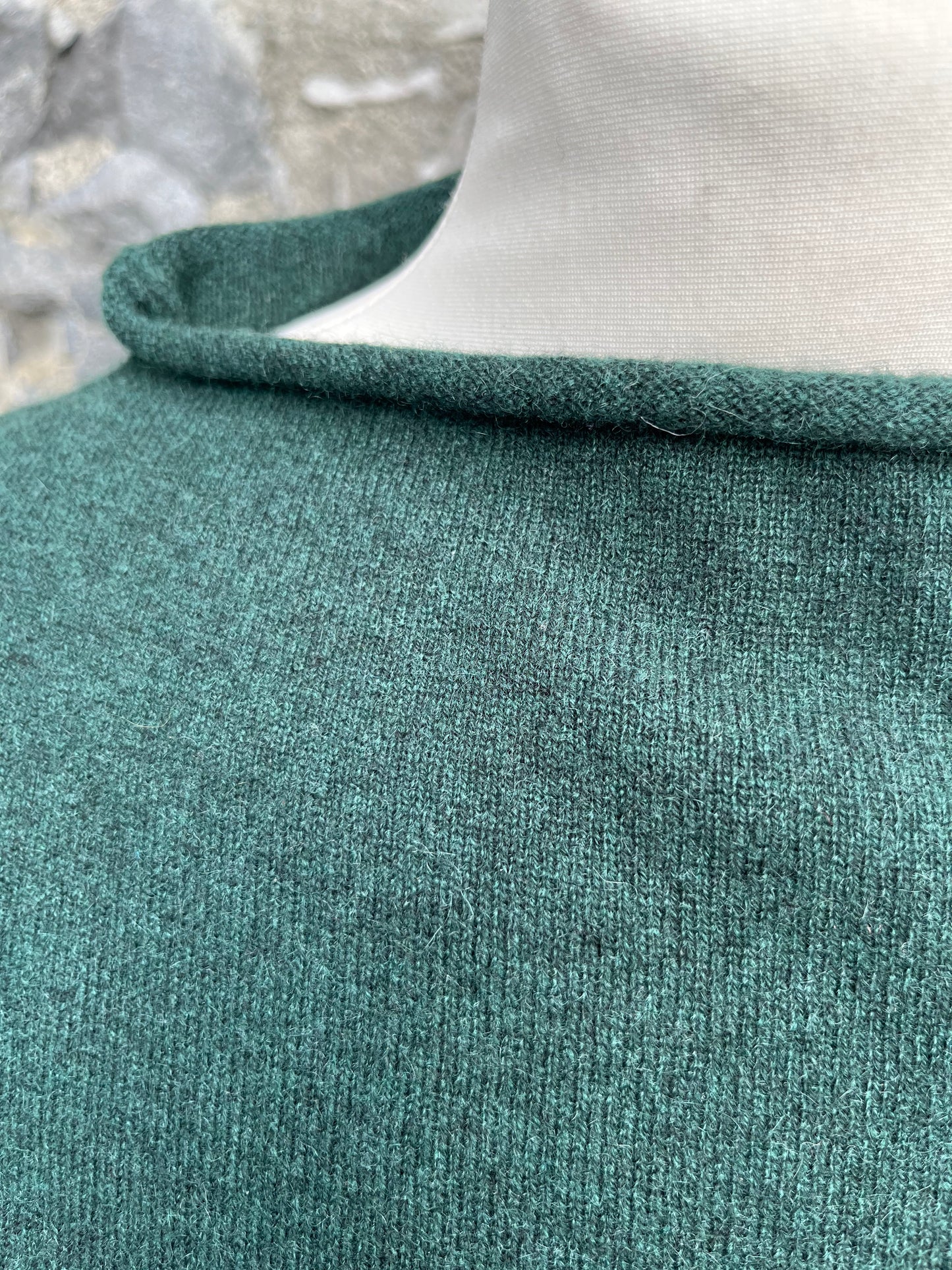 Green cashmere jumper  uk 12