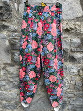 Load image into Gallery viewer, 80s floral pants  uk 6
