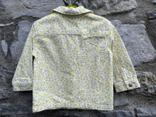 Load image into Gallery viewer, Yellow flowers denim jacket  9-12m (74-80cm)
