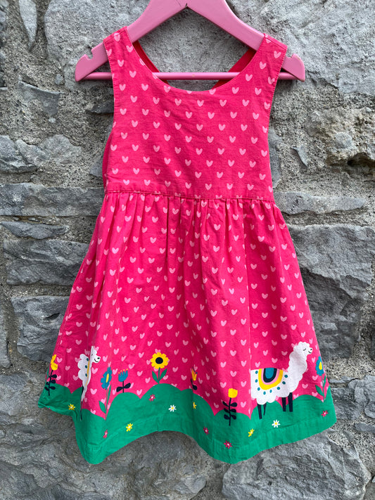 Llama dress   3-4y (98-104cm)