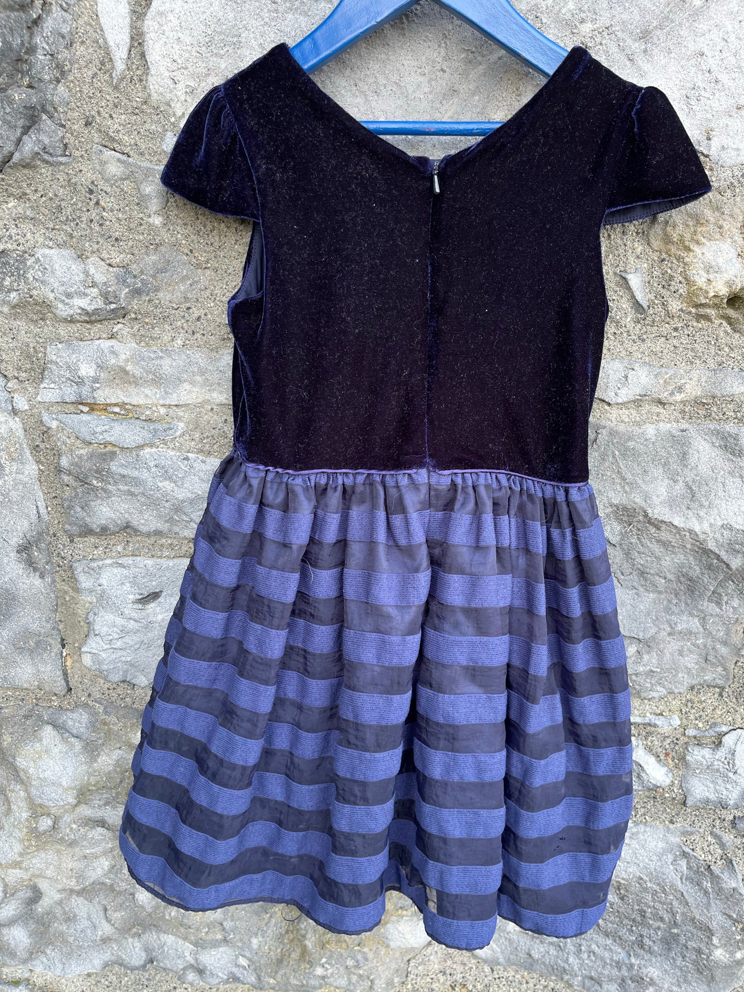 Navy party dress  6y (116cm)