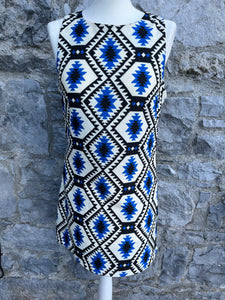 Aztec print dress   uk 8