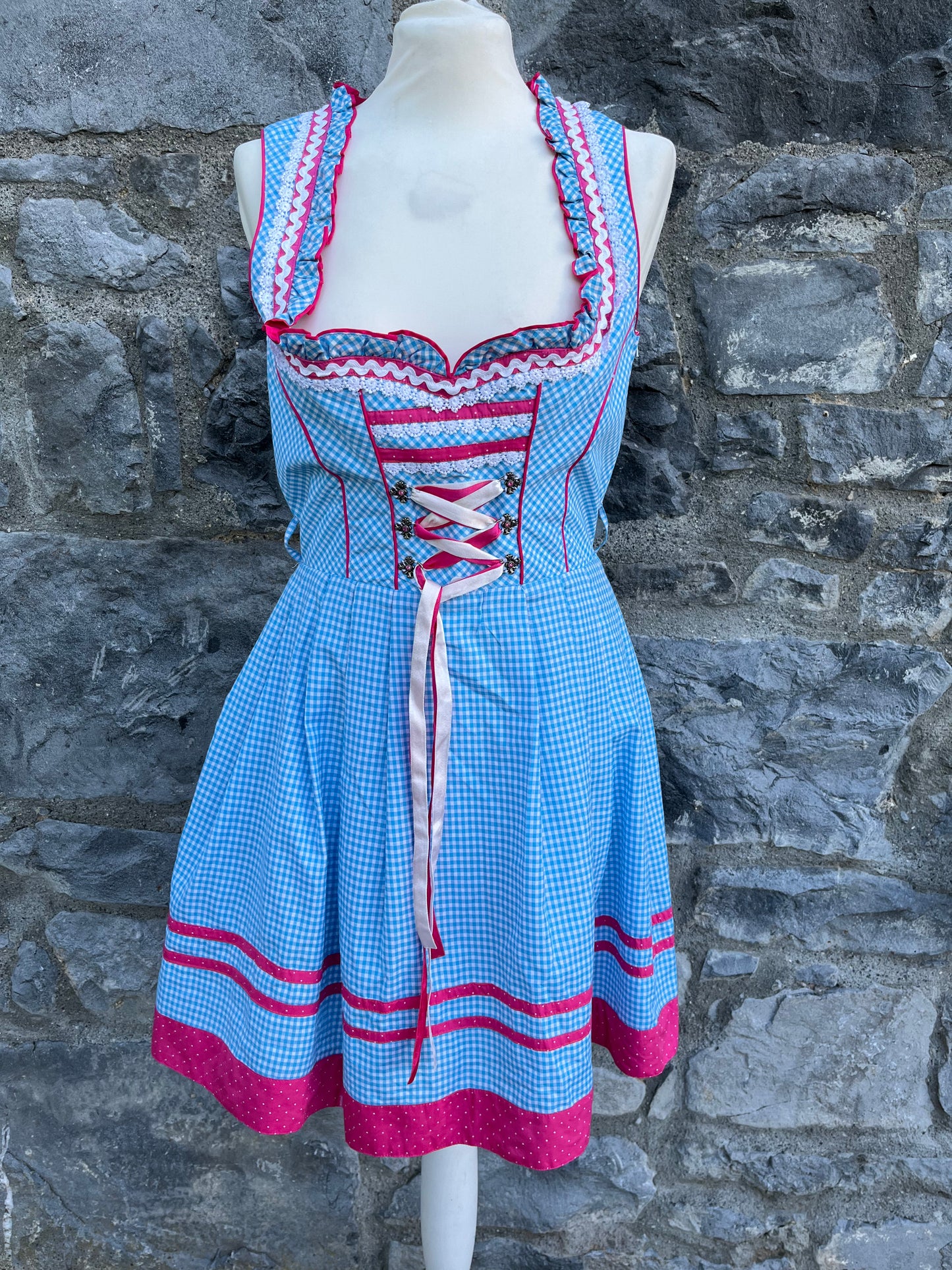 Bavarian style dress uk 6-8