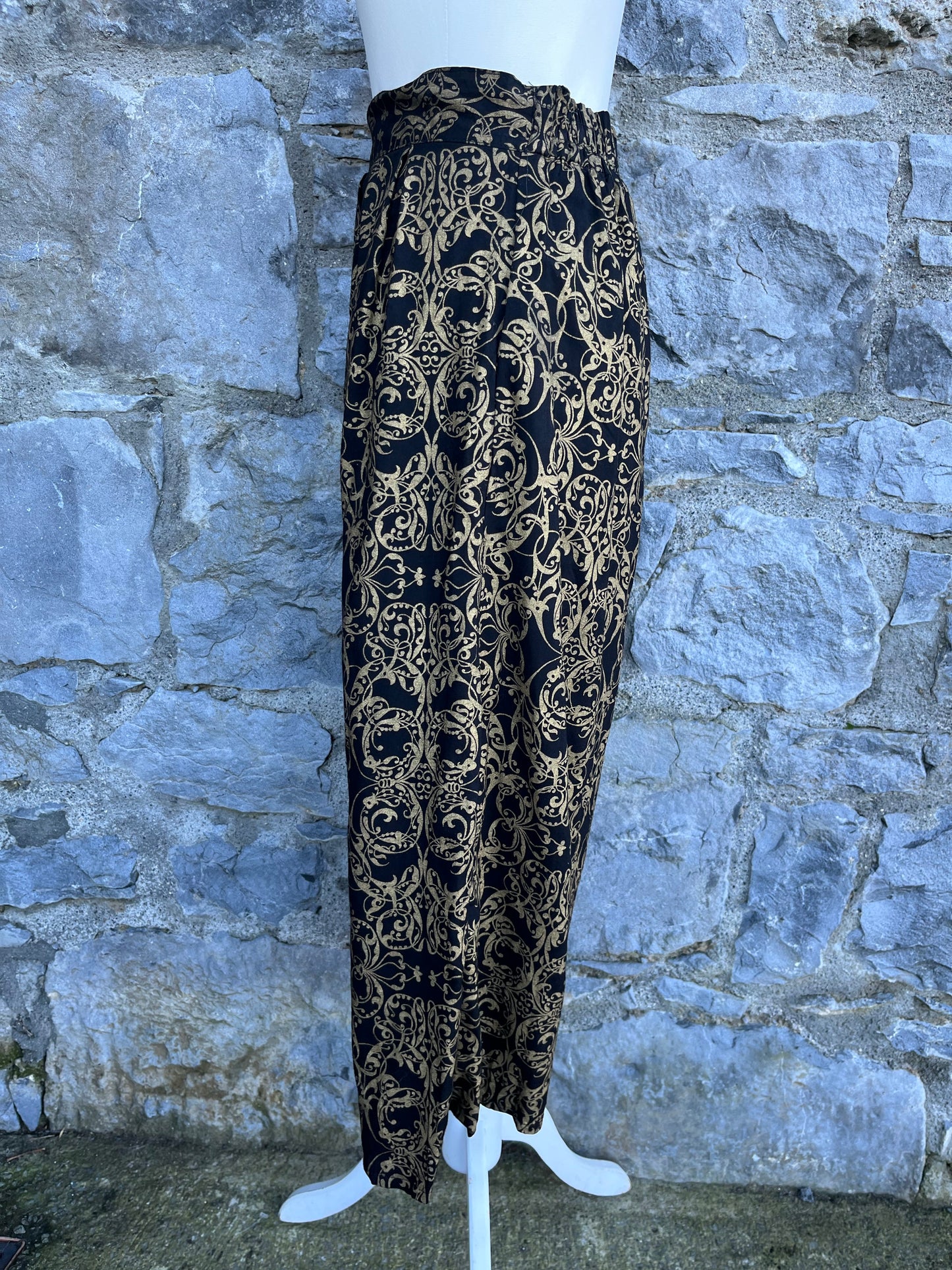 Golden pattern culottes uk 10