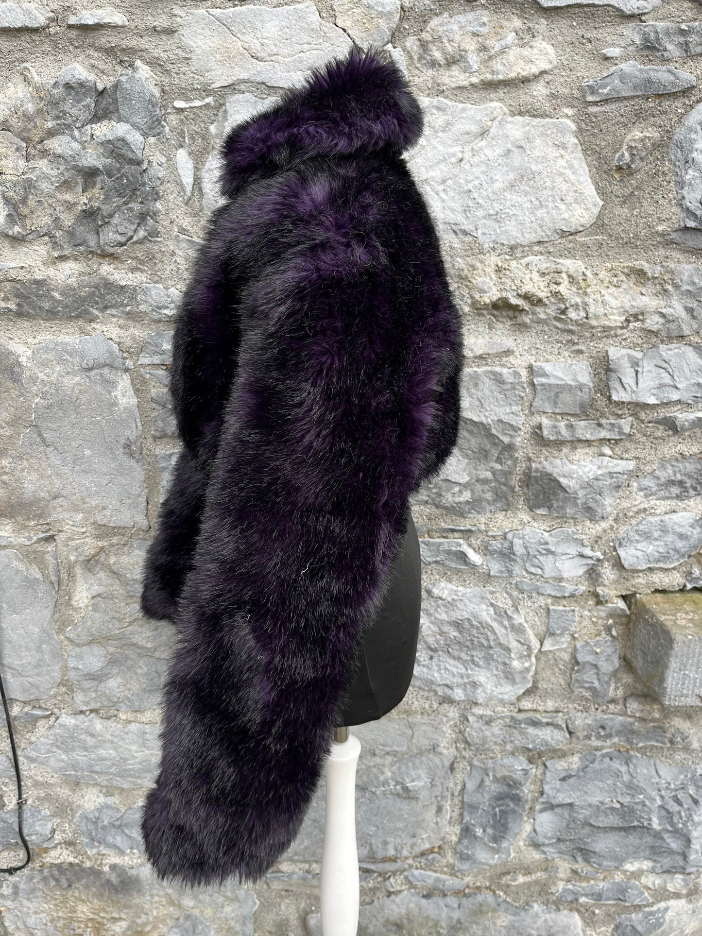 Purple faux fur uk 10