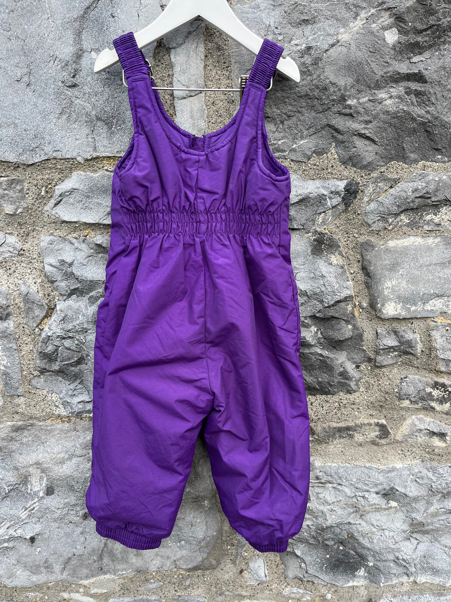 90s purple ski set   2-3y (92-98cm)