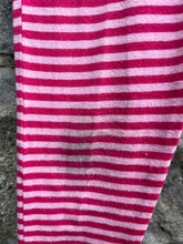 Load image into Gallery viewer, Pink stripy leggings  7y (122cm)

