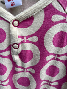 Pink onesie   9-12m (74-80cm)