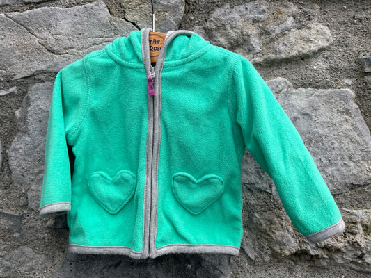 Green fleece  3-6m (62-68cm)