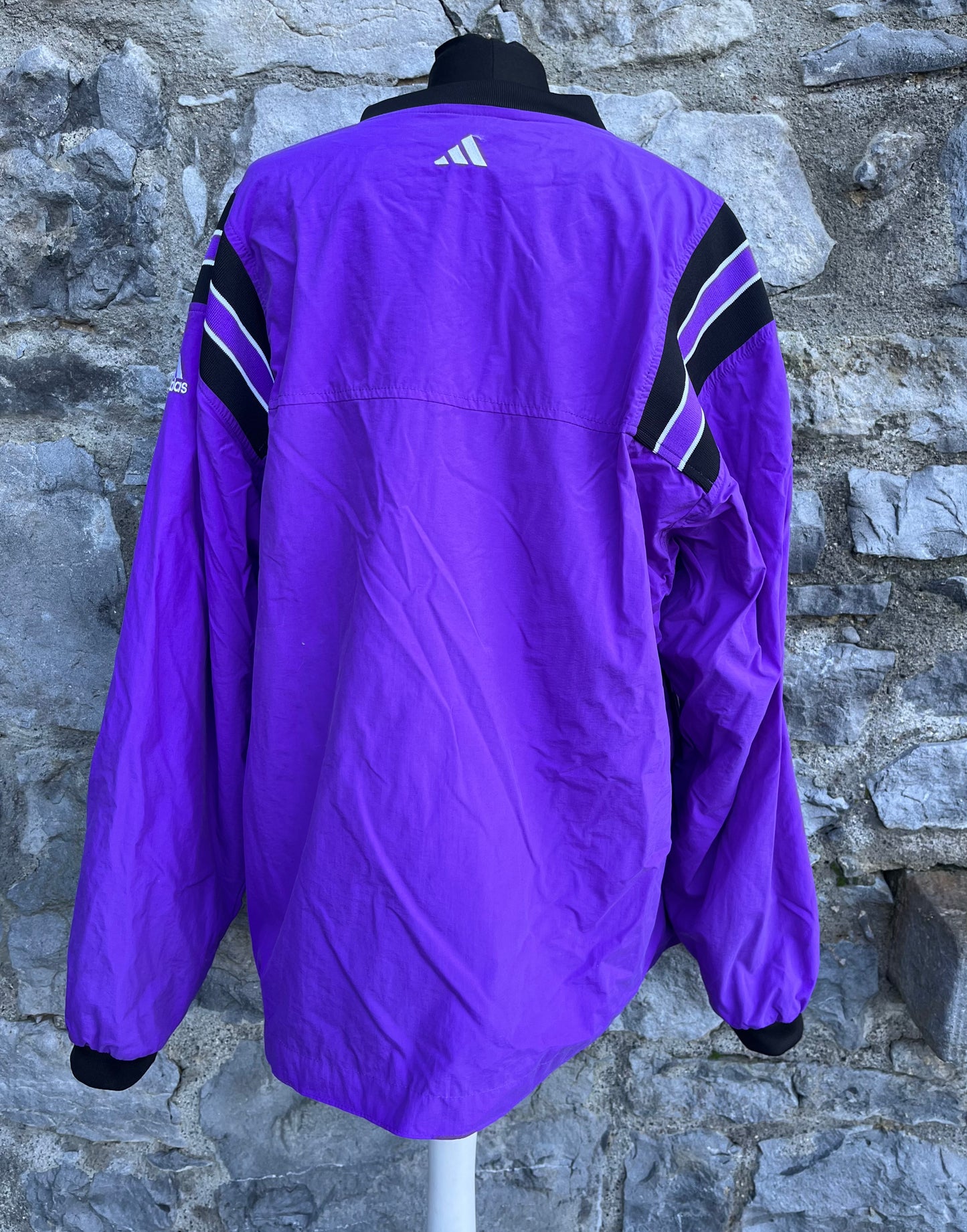 90s purple shell sweatshirt S/M